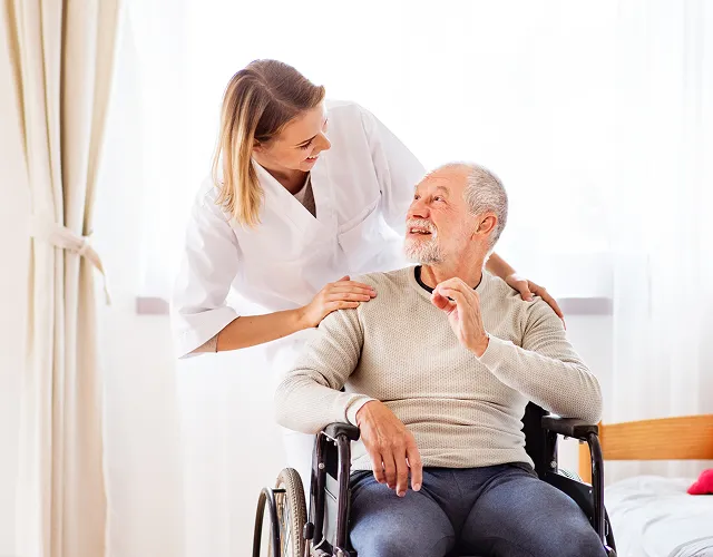 Пациент и медсестра